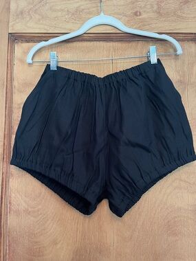 Anthropologie Black Elastic Shorts